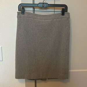 J Crew Gray Pencil Skirt